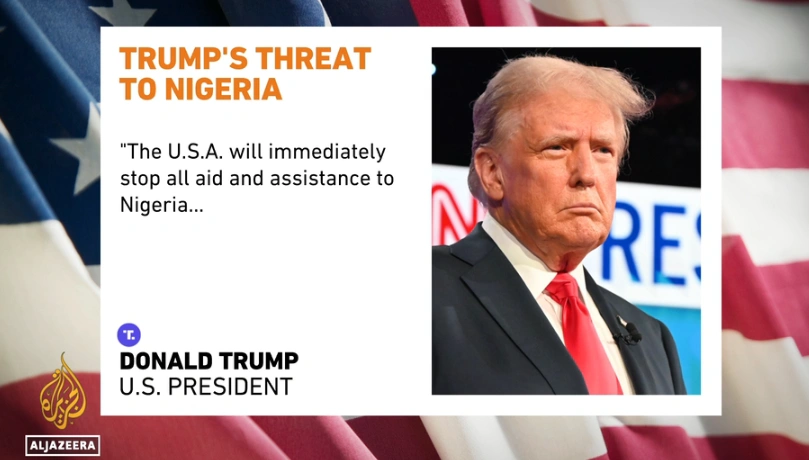Presiden Trump ancam aksi militer ke Nigeri juga hentikan bantuan [Foto: tangkap layar video Al Jazeera]